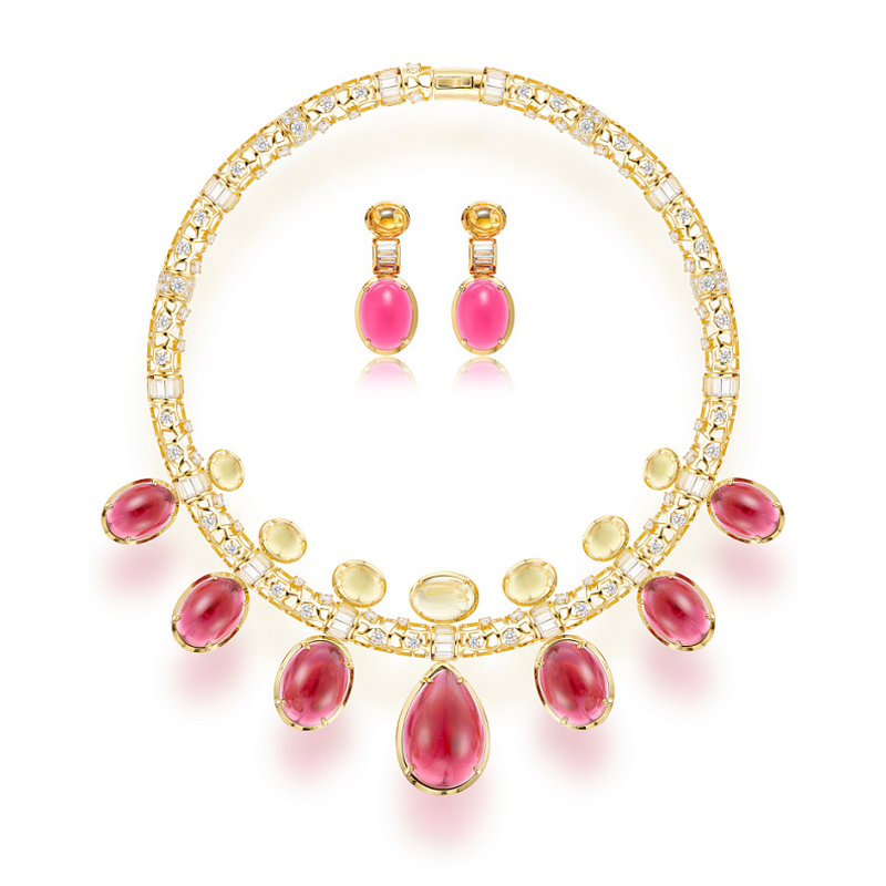 Vintage Collectible Jewelry - Designer Collection Earrings Choker Necklace Women