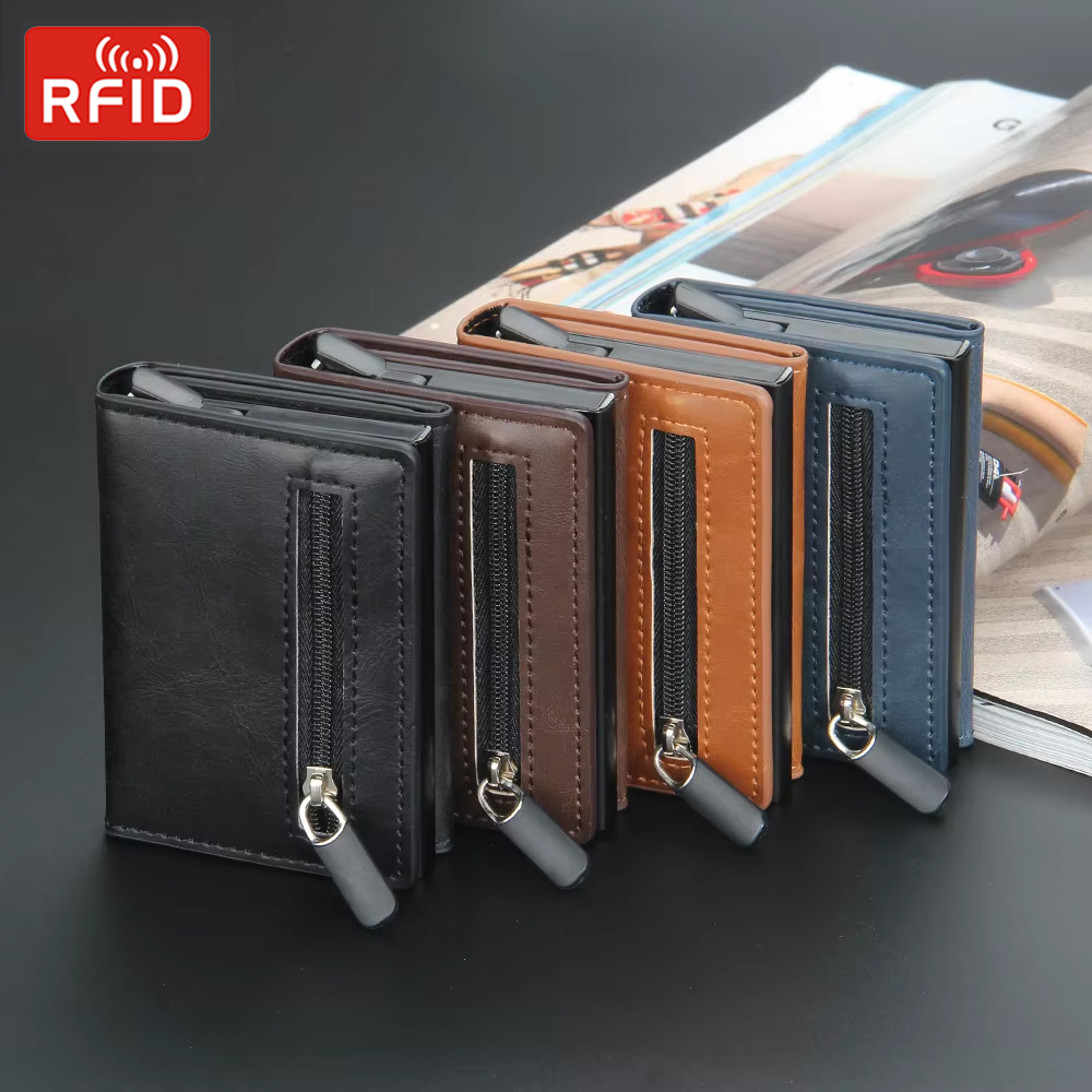 Vintage Collectible Cards - RFID Blocking Card Wallet Magnetic Credit
