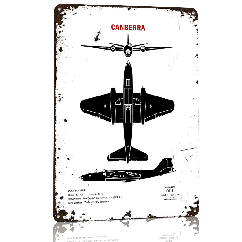Canberra Recognition Tinplate  - Canberra Vintage & Collectible Centre Reviews recensione e prezzo