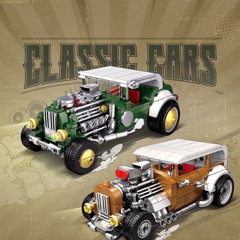 Retro vintage car building blo - Vintage Collectible Ornaments recensione e prezzo