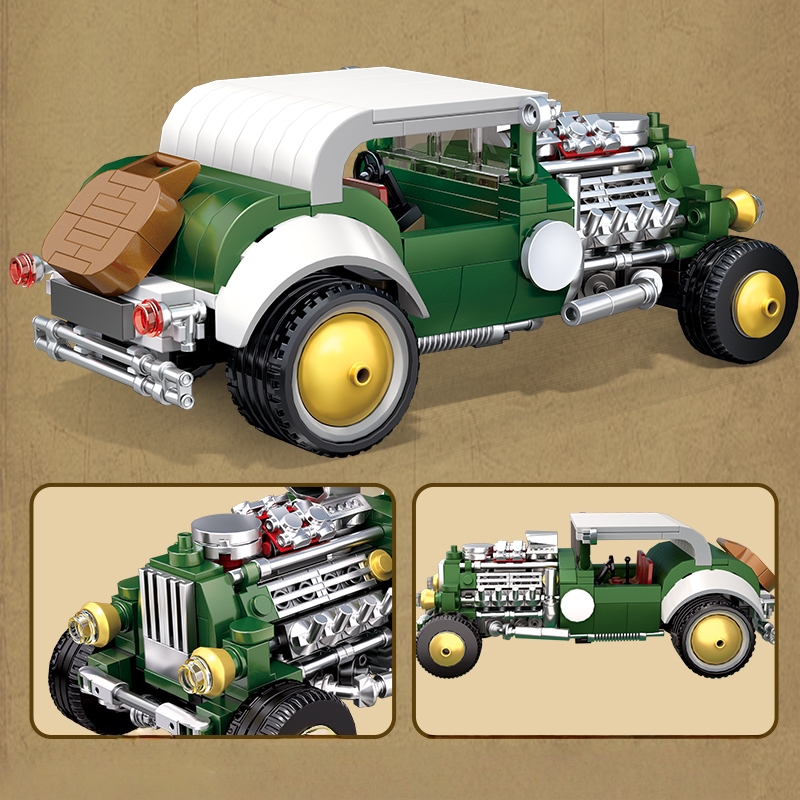 Retro vintage car building blo - Vintage Collectible Ornaments recensione e prezzo