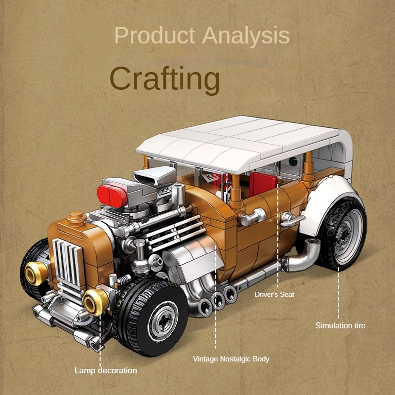 Retro vintage car building blo - Vintage Collectible Ornaments recensione e prezzo
