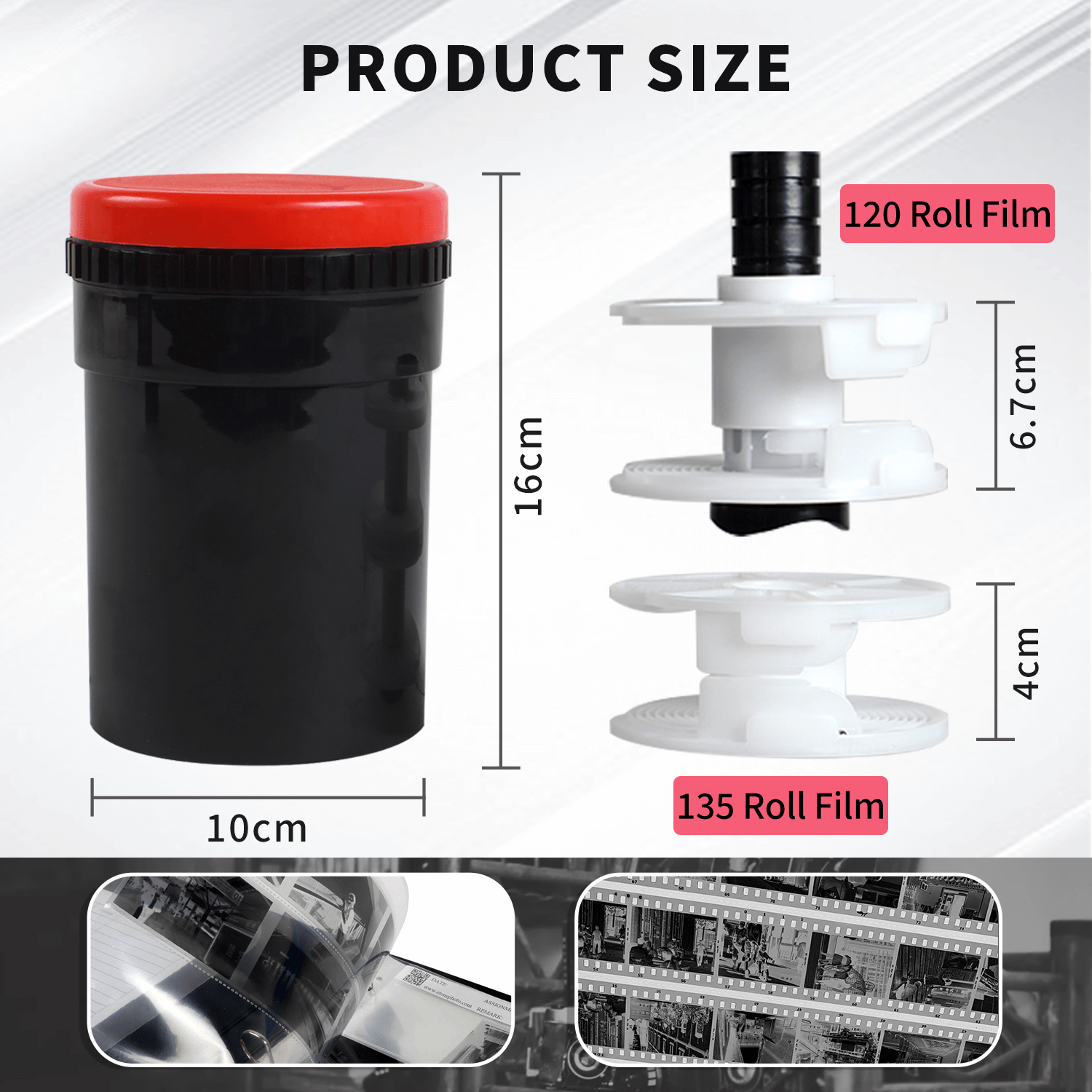 Compact 2 Reel 35mm Film Devel - Developing Tank Reel recensione e prezzo