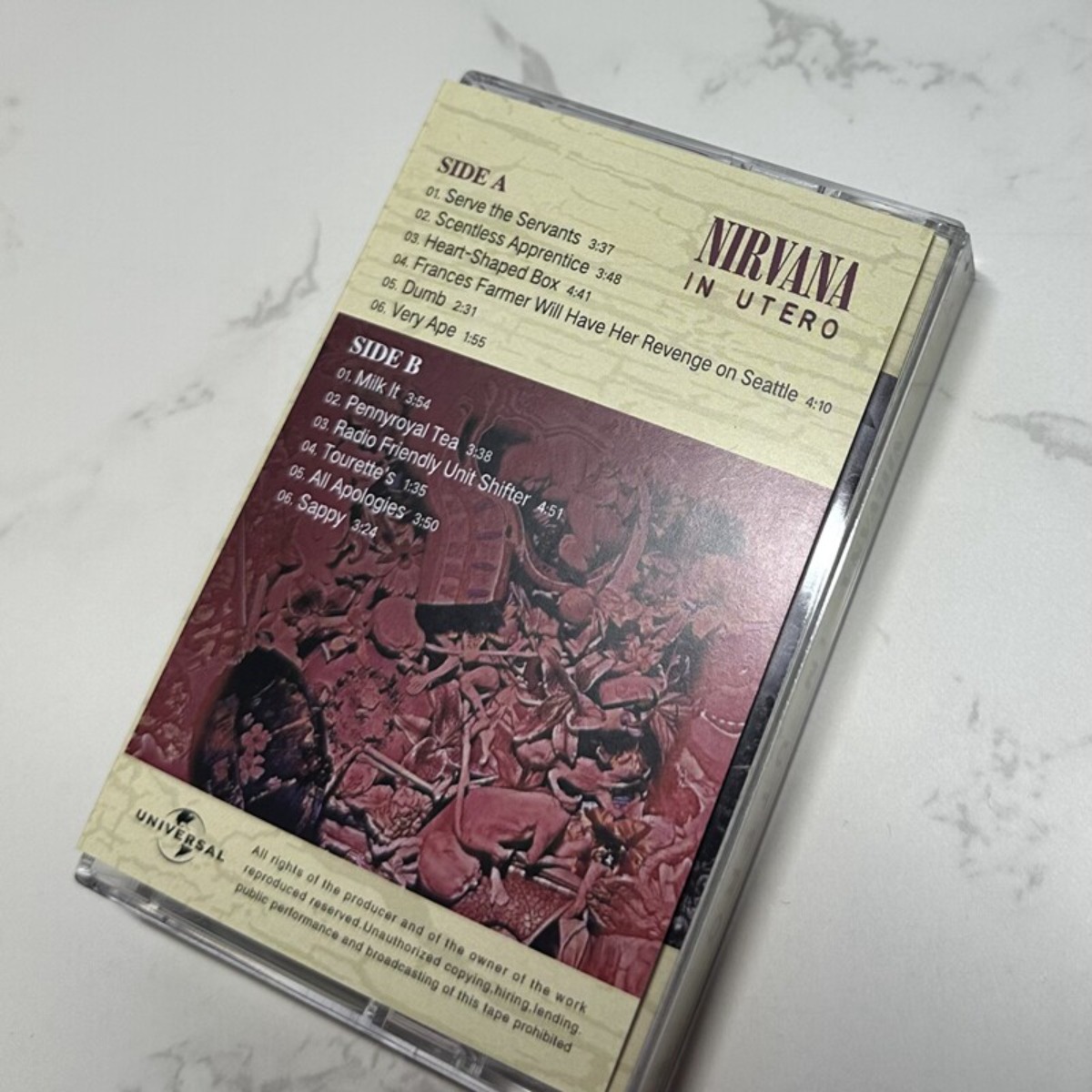 Nirvana in Utero Cassette Tape - Vintage Collection recensione e prezzo