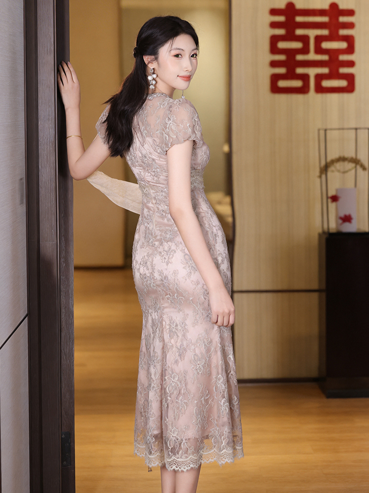 Vintage Lace Mermaid Dress For - Vintage Zipper recensione e prezzo