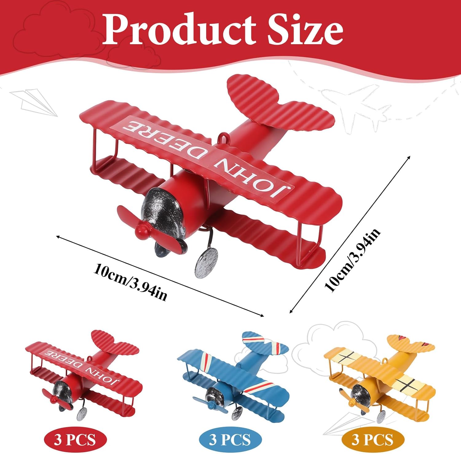 Vintage Metal Airplane Model R - Vintage Collectible Ornaments recensione e prezzo