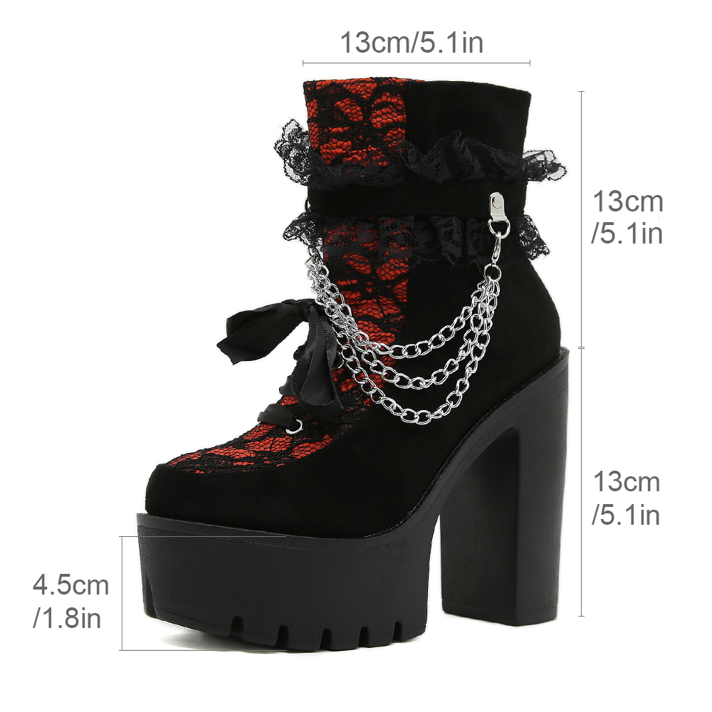 Gdgydh Vintage Gothic Lace Ank - Vintage Zipper recensione e prezzo
