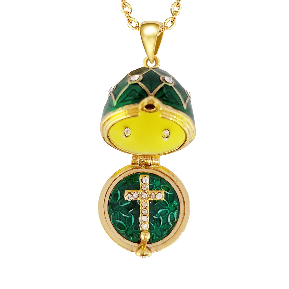 Enamel Faberge Easter Egg Pend - Vintage Collectible Jewelry recensione e prezzo