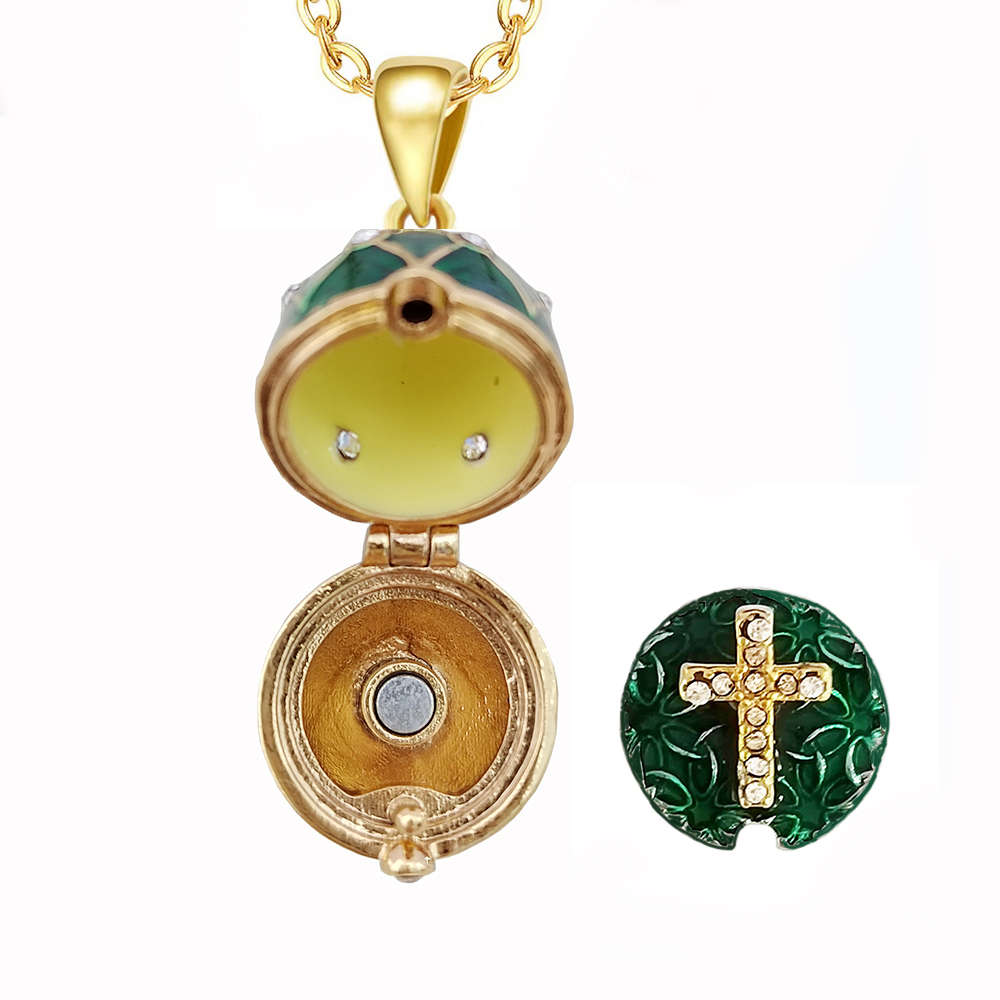 Enamel Faberge Easter Egg Pend - Vintage Collectible Jewelry recensione e prezzo