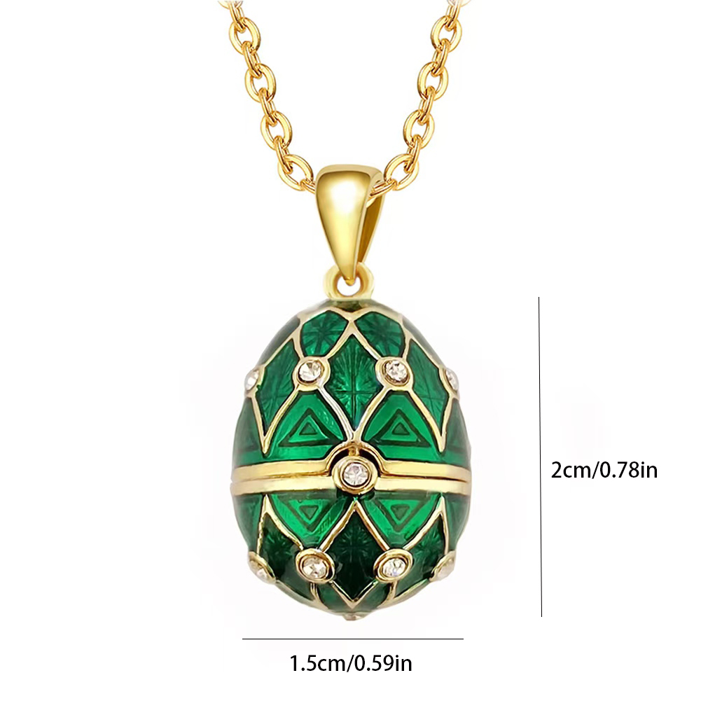 Enamel Faberge Easter Egg Pend - Vintage Collectible Jewelry recensione e prezzo