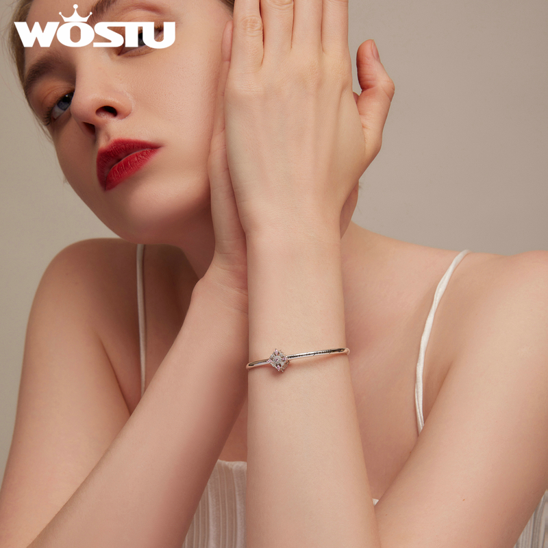 WOSTU 925 Sterling Silver Colo - Vintage Collectible Jewelry recensione e prezzo