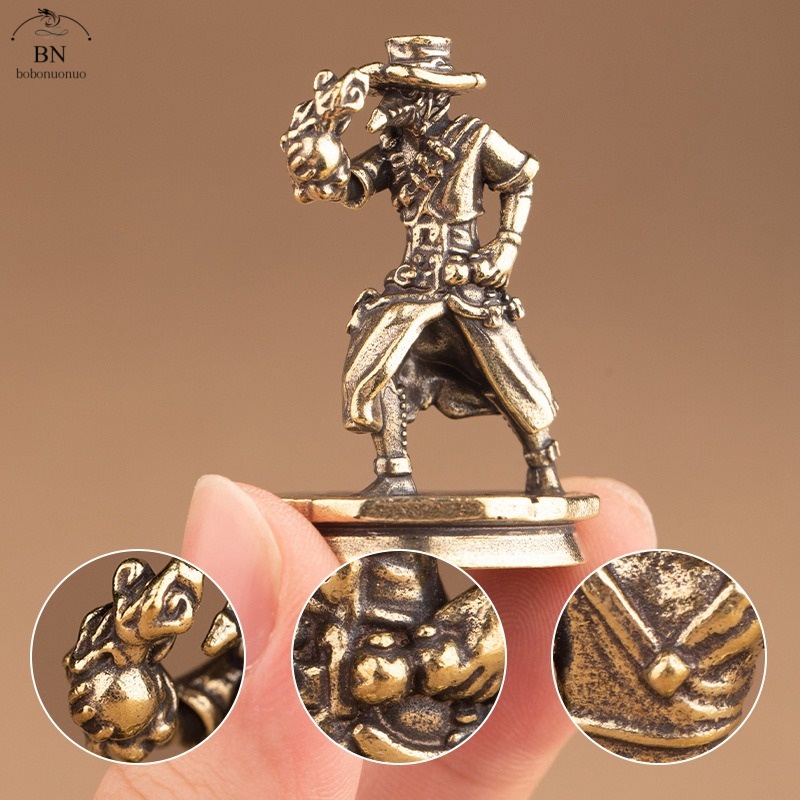 solid Brass Dance Cowboy Figur - Vintage Collectible Ornaments recensione e prezzo