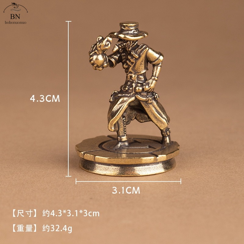 solid Brass Dance Cowboy Figur - Vintage Collectible Ornaments recensione e prezzo