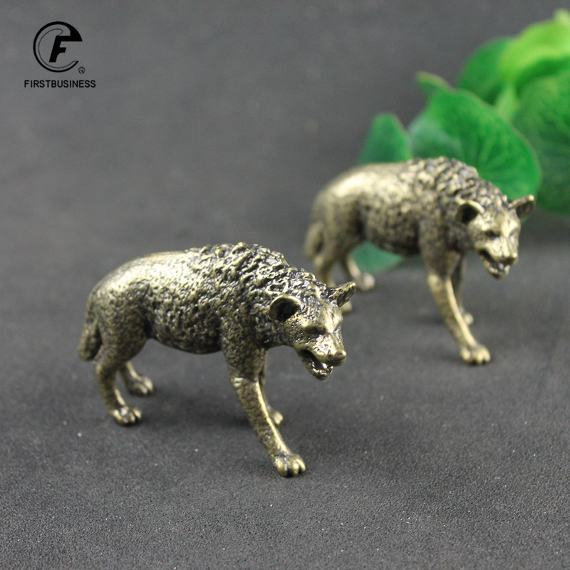 Solid Brass Hyena Figurine Min - Vintage Collectible Ornaments recensione e prezzo