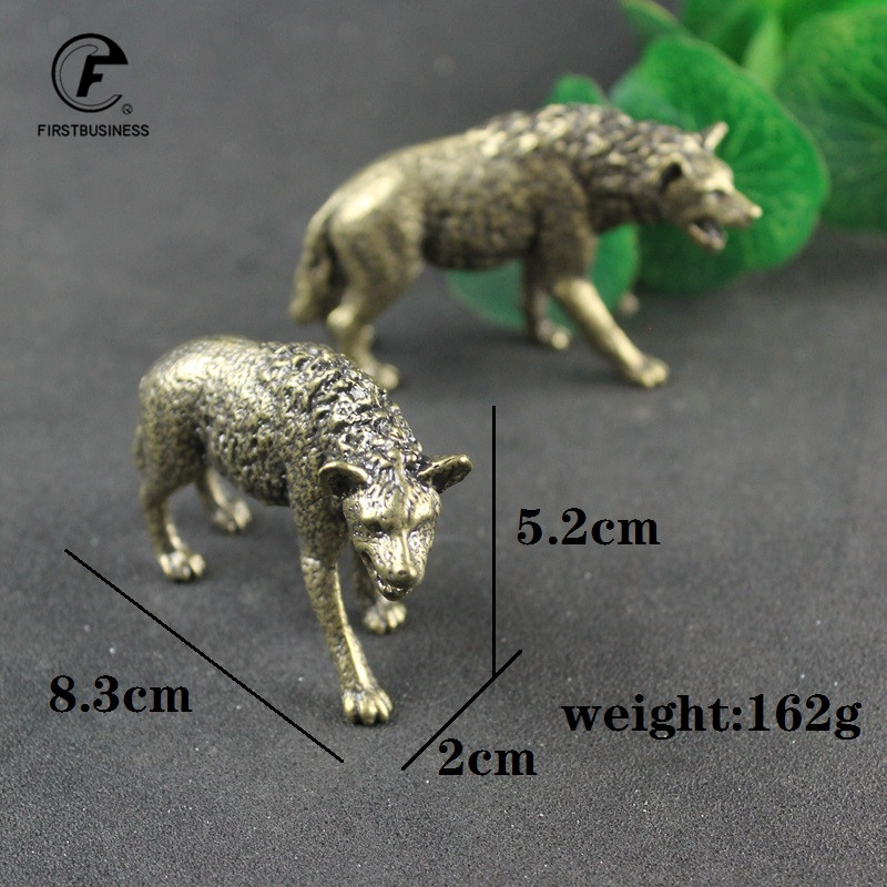 Solid Brass Hyena Figurine Min - Vintage Collectible Ornaments recensione e prezzo
