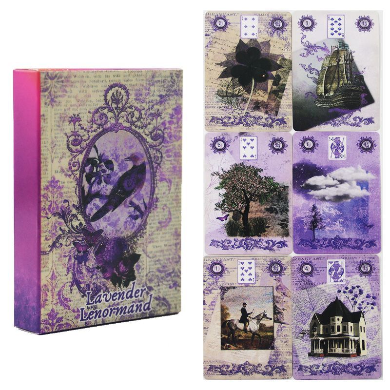 Lavender Lenormand Deck 9*6cm  - Vintage Collectible Cards recensione e prezzo