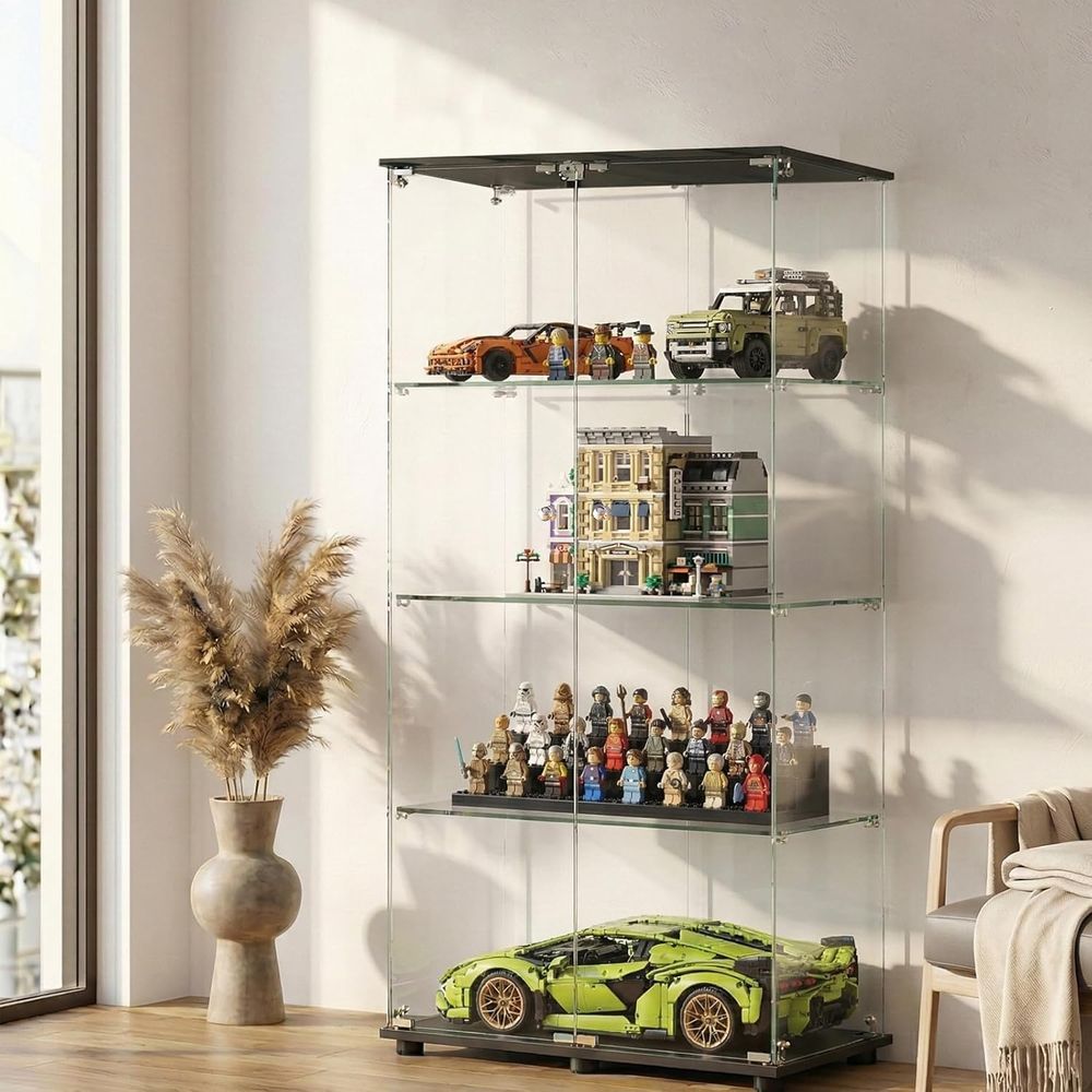 Double Door Glass Display Cabi - Collectible & Vintage Dolls For Wedding recensione e prezzo
