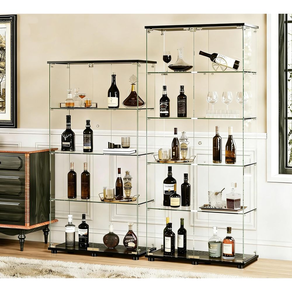 Double Door Glass Display Cabi - Collectible & Vintage Dolls For Wedding recensione e prezzo