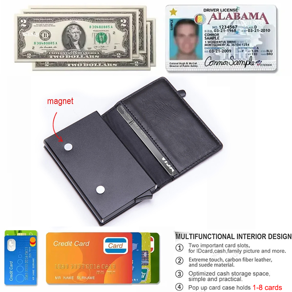 RFID Blocking Card Wallet Magn - Vintage Collectible Cards recensione e prezzo
