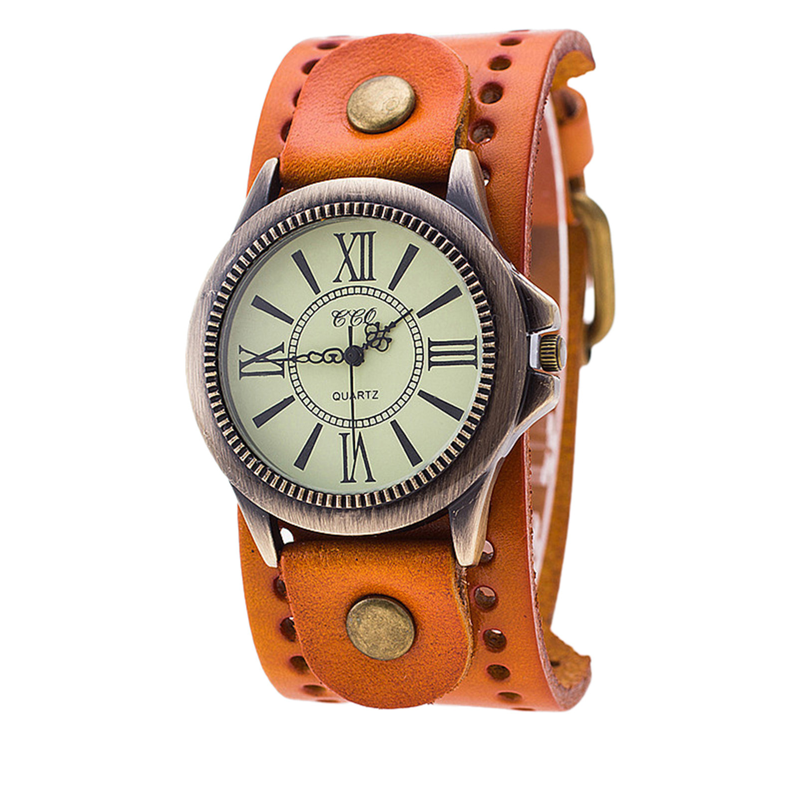 Punk Retro Leather Watch Roman - Vintage Watch Crystal recensione e prezzo