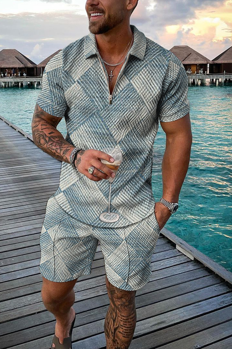 Vintage Men's Summer Casual Po - Vintage Zipper recensione e prezzo