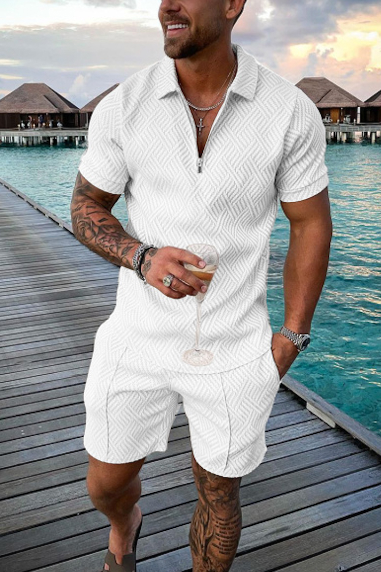 Vintage Men's Summer Casual Po - Vintage Zipper recensione e prezzo