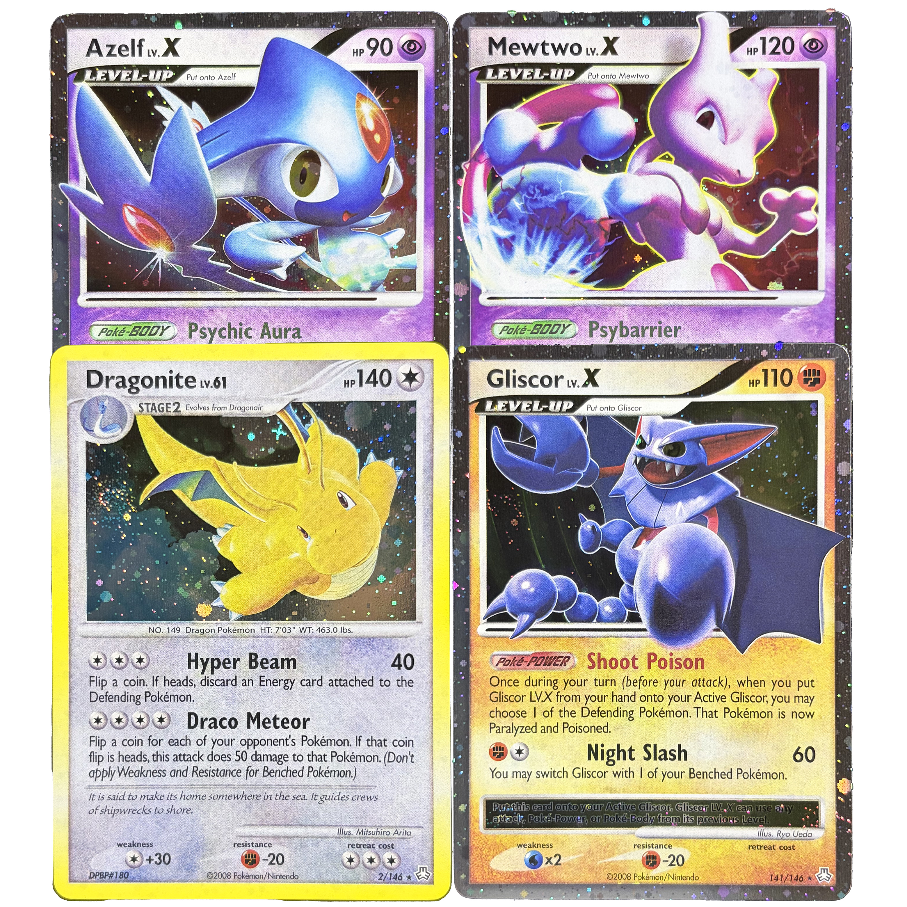 4PCS PKM TCG Diamond & Pearl L - Vintage Collectible Cards recensione e prezzo