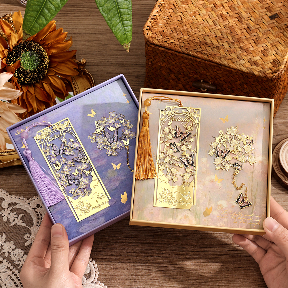 2 Pcs Butterfly Bookmarks With - Vintage Collection recensione e prezzo