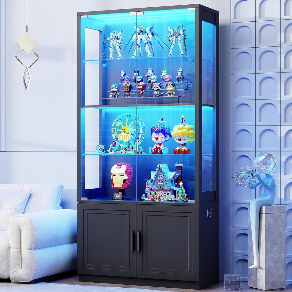 67 4-Tier Glass Display Cabine - Collectible & Vintage Dolls For Wedding recensione e prezzo