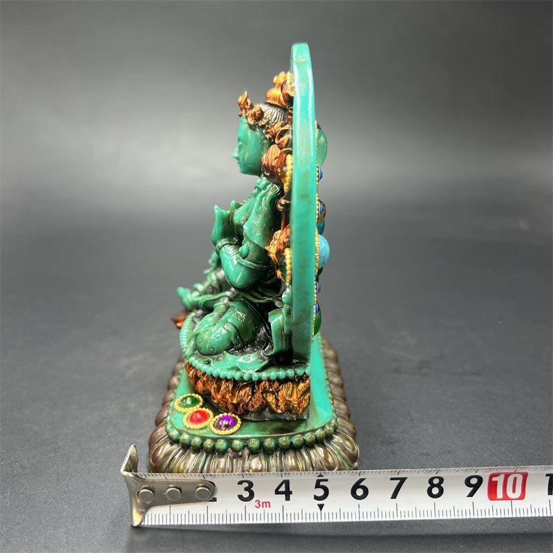 Tibetan Vintage Green Tara Sta - Vintage Collectible Ornaments recensione e prezzo