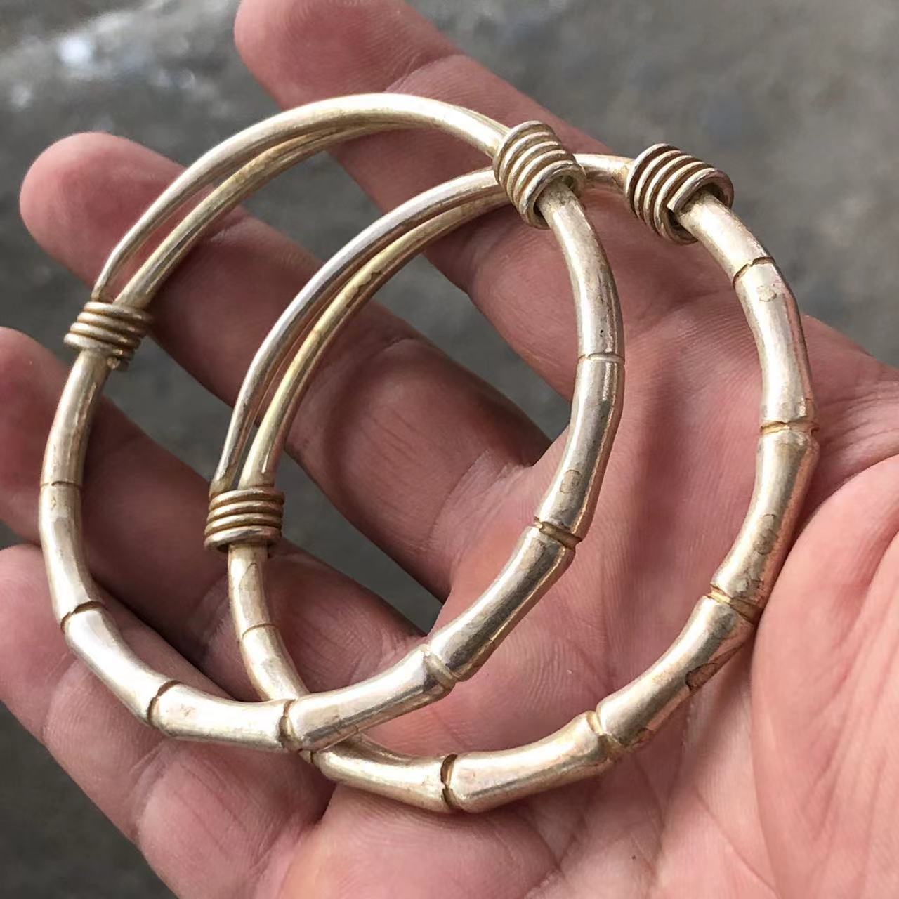 Vintage White Copper Plated Si - Vintage Collectible Jewelry recensione e prezzo