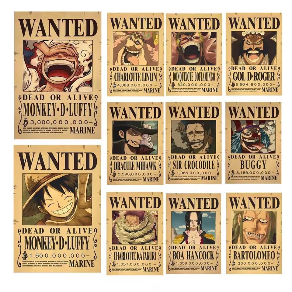 Anime One Piece Bounty Wanted  - Vintage Collectible Cards recensione e prezzo