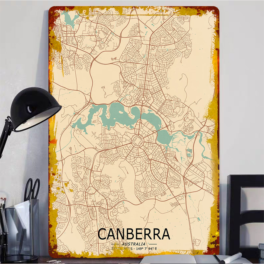 Canberra Australia City Map Me - Canberra Vintage & Collectible Centre Reviews recensione e prezzo