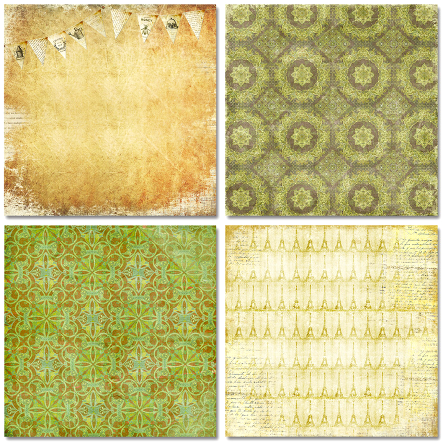 24 Sheets Scrapbook Paper 30x3 - Vintage Collectible Cards recensione e prezzo