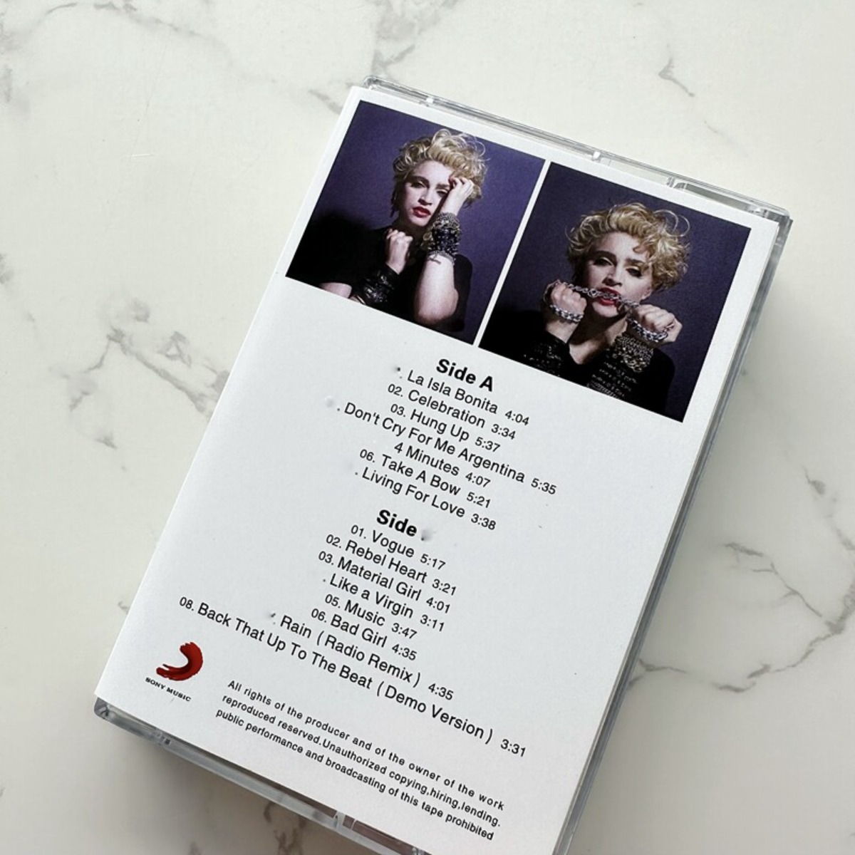 Madonna Classic Pop Music Cass - Vintage Collection recensione e prezzo